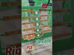 2 परत कठोर लचीला सर्किट बोर्ड सोने की उंगली 0.15 मिमी मोटाई पीसीबी लचीला कठोर